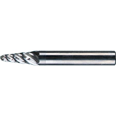 Pferd 25138 Carbide Bur, 14 degree Taper, STEEL Cut 1/4in x 5/8in x 1/4in Shank 25138-PFERD